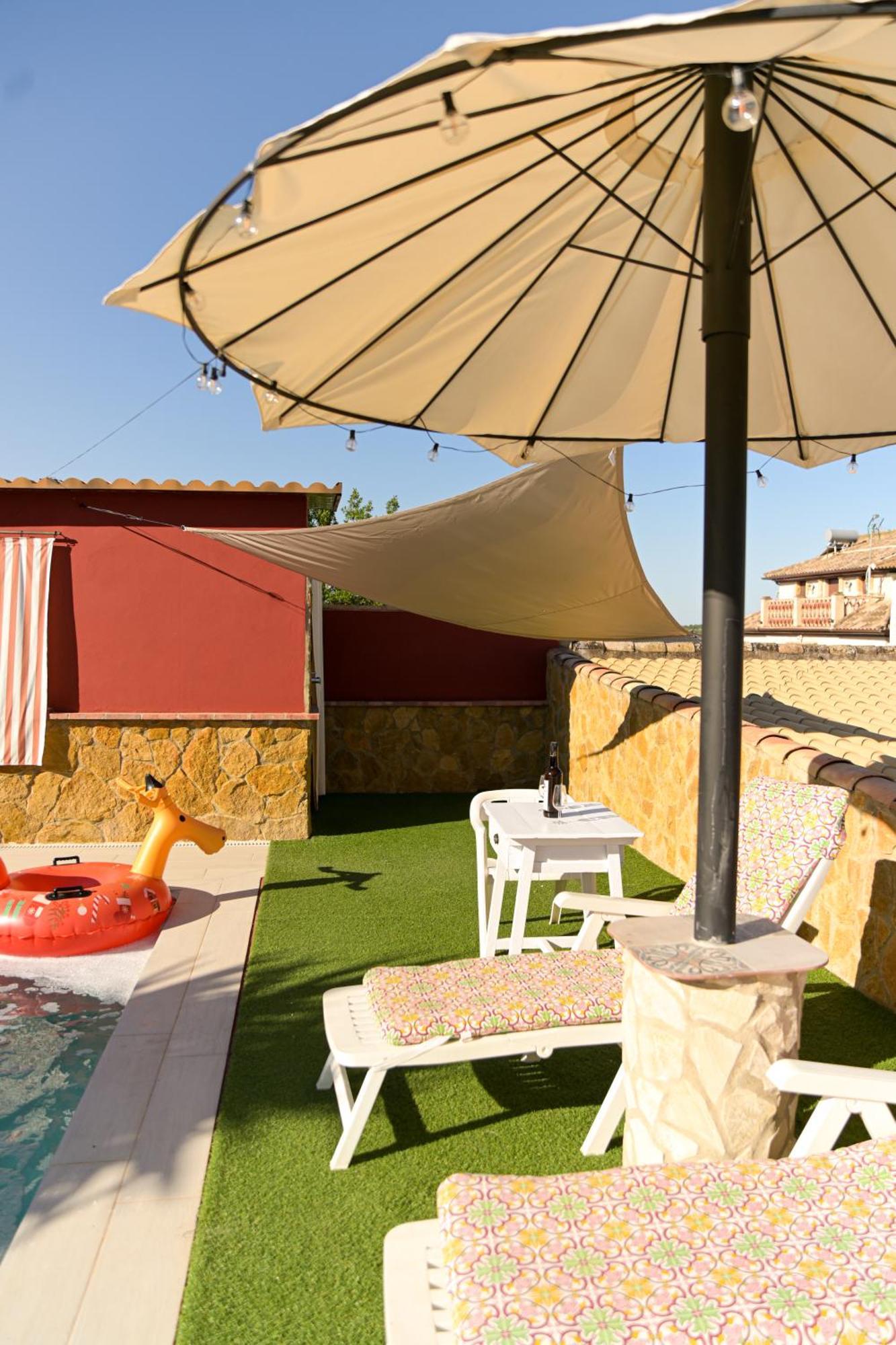 Casa Rural La Encina オルナチュエロス エクステリア 写真